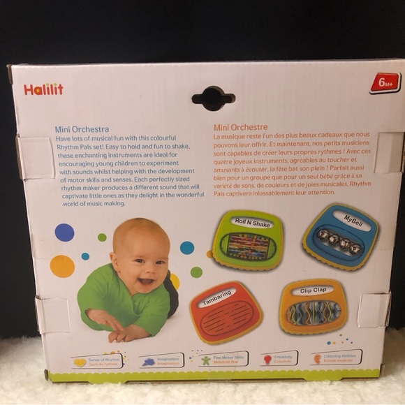 Halilit Mini Orchestra, Colorful Rhythm Pals Set Of 4 - Picture 2 of 4